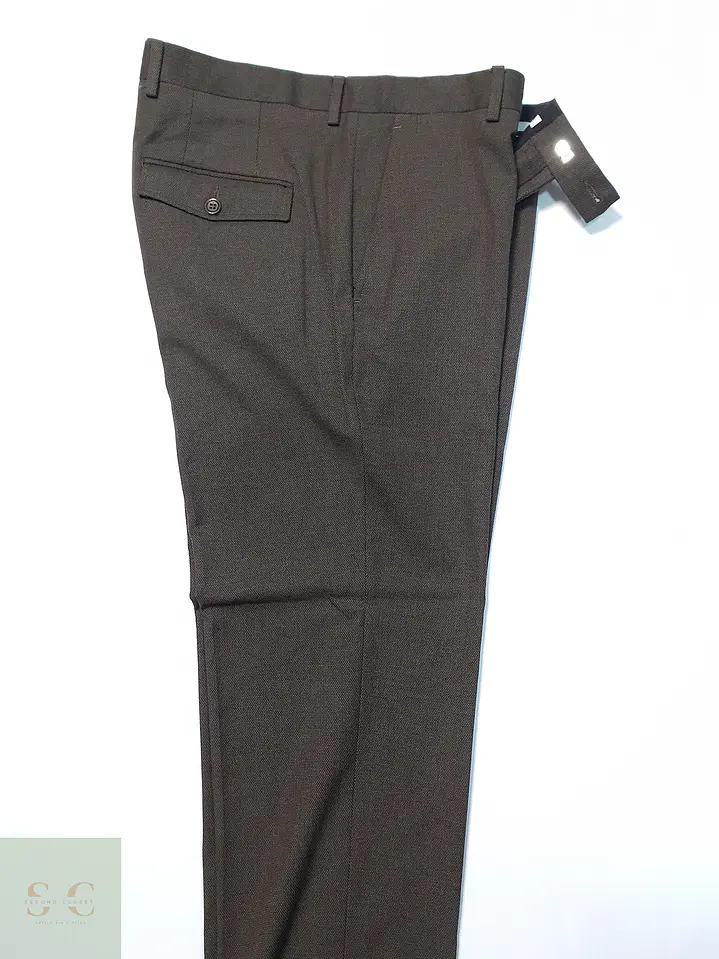 Pantalón Zara Café Talla XL 46 6