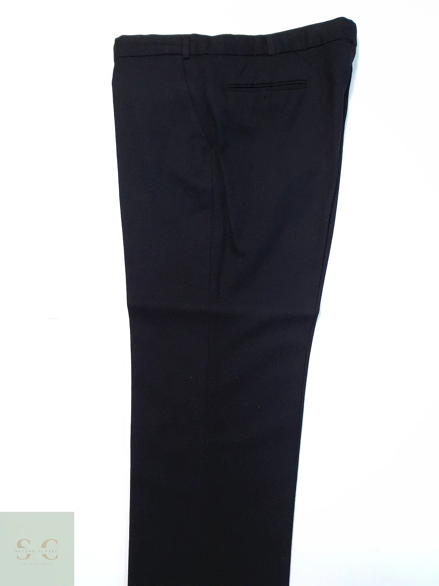 Pantalón Gardeur Homme 100% Lana Virgen Negro Talla 2XL 50 1
