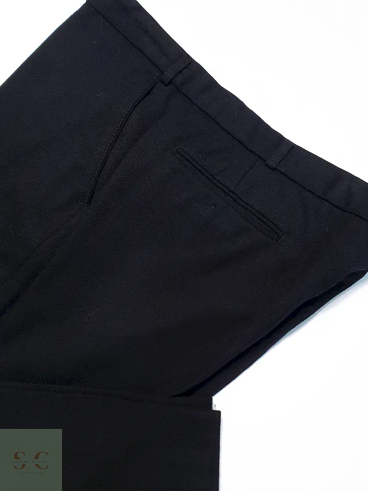 Pantalón Gardeur Homme 100% Lana Virgen Negro Talla 2XL 50 3