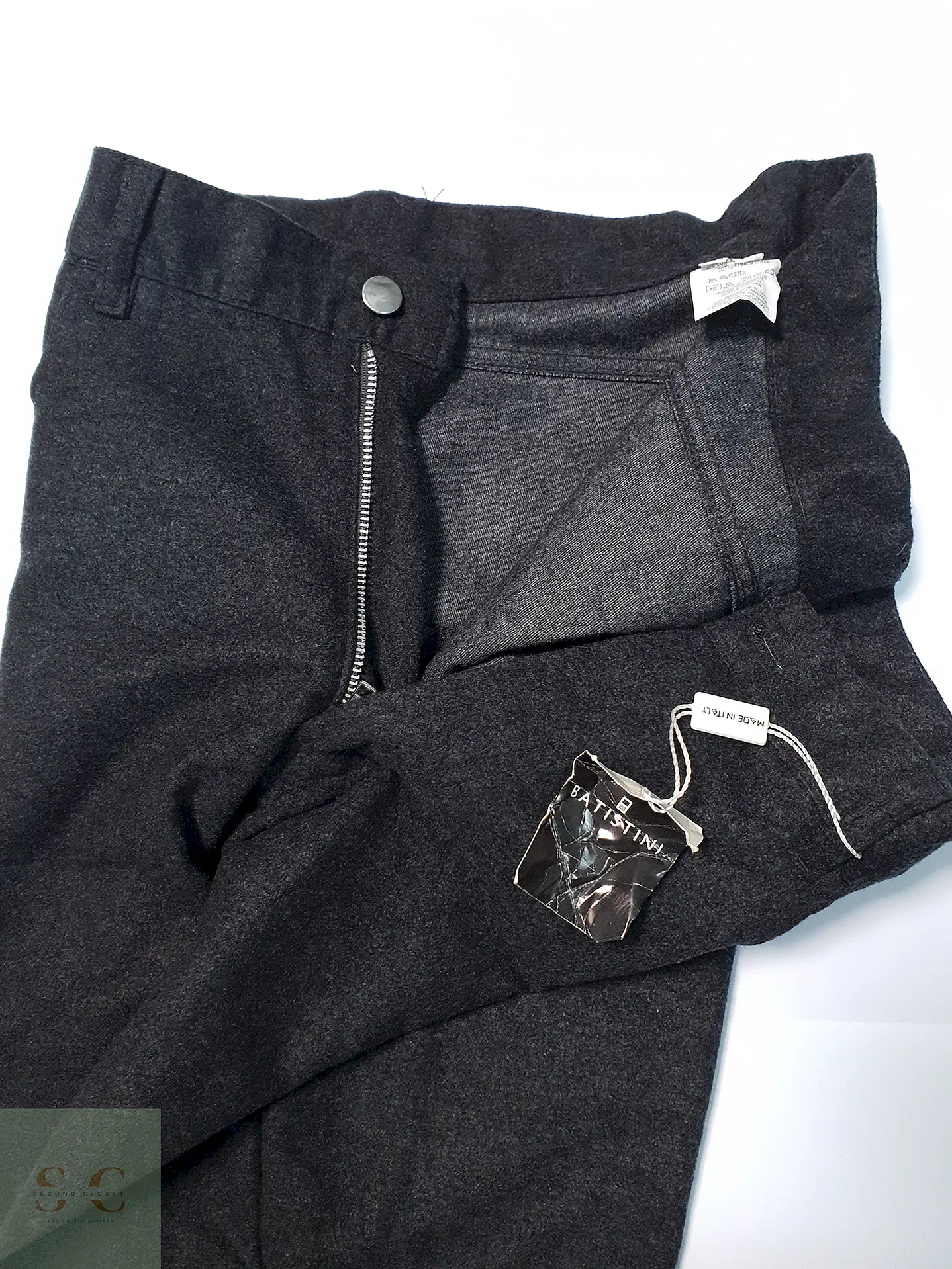 Pantalón Batistini Plomo Algodón Talla XL 48 4