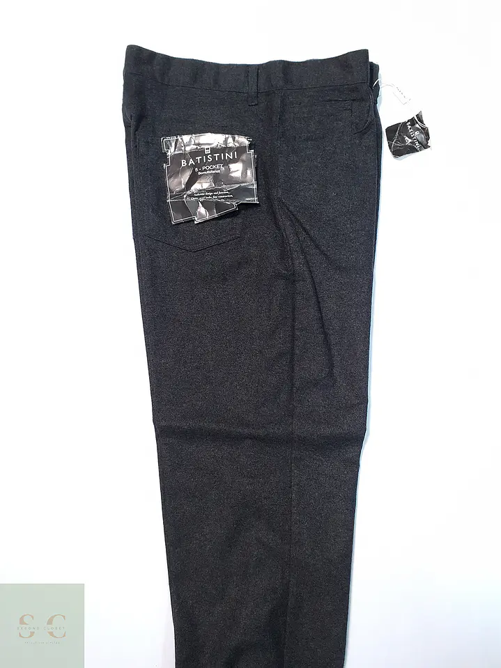 Pantalón Batistini Plomo Algodón Talla XL 48 6