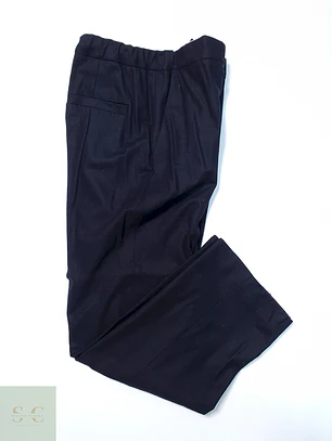 Pantalón Cos Azul Lana y Cashmere Talla L 44