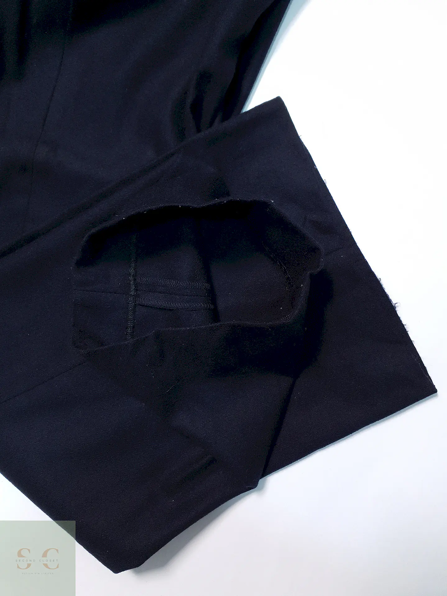 Pantalón Cos Azul Lana y Cashmere Talla L 44 2