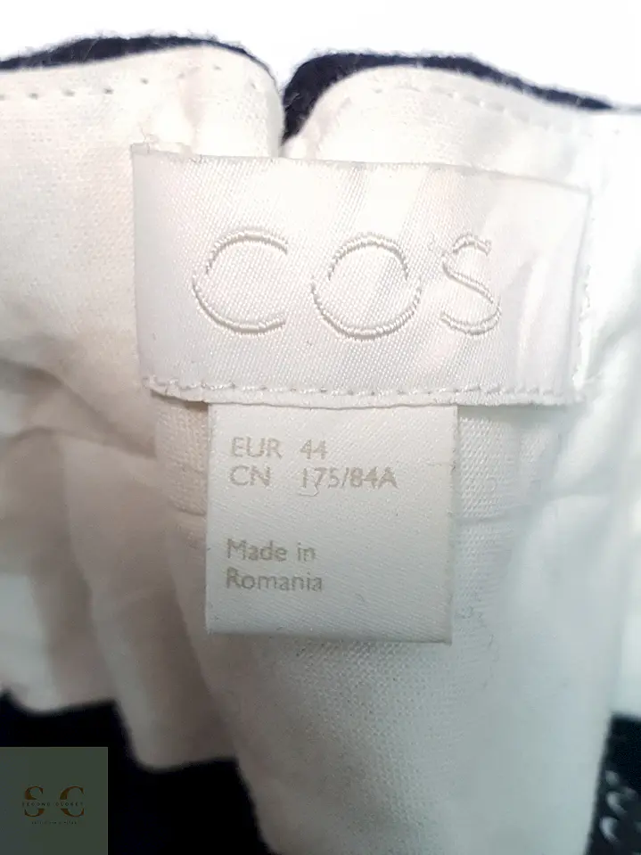 Pantalón Cos Azul Lana y Cashmere Talla L 44 4
