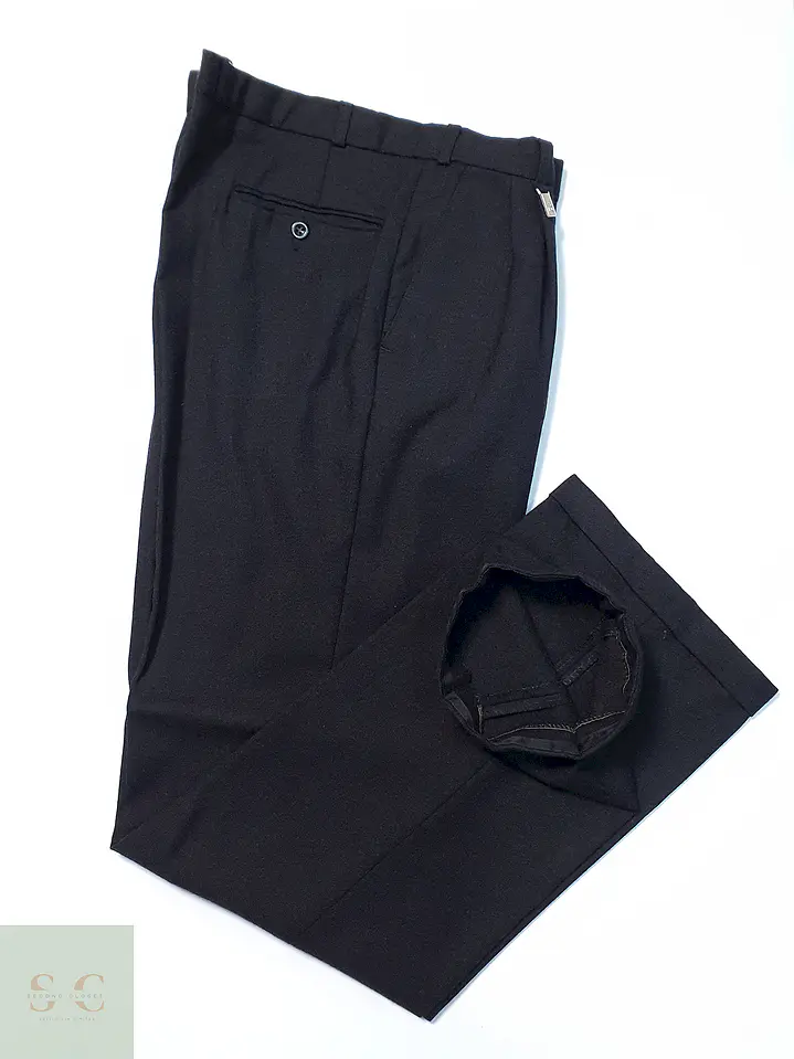 Pantalón Desch Plomo 100% Lana Virgen Talla XL 49 1