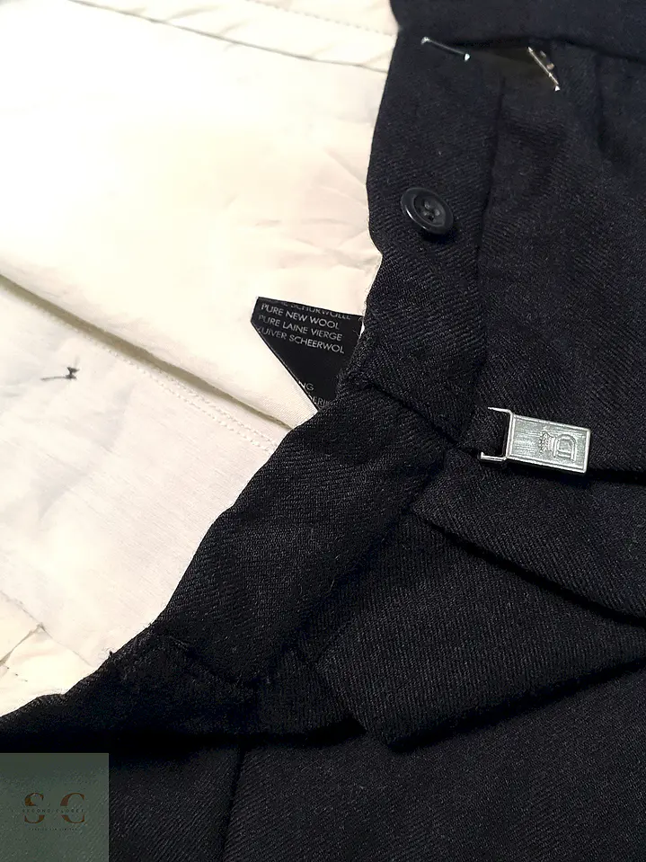 Pantalón Desch Plomo 100% Lana Virgen Talla XL 49 4