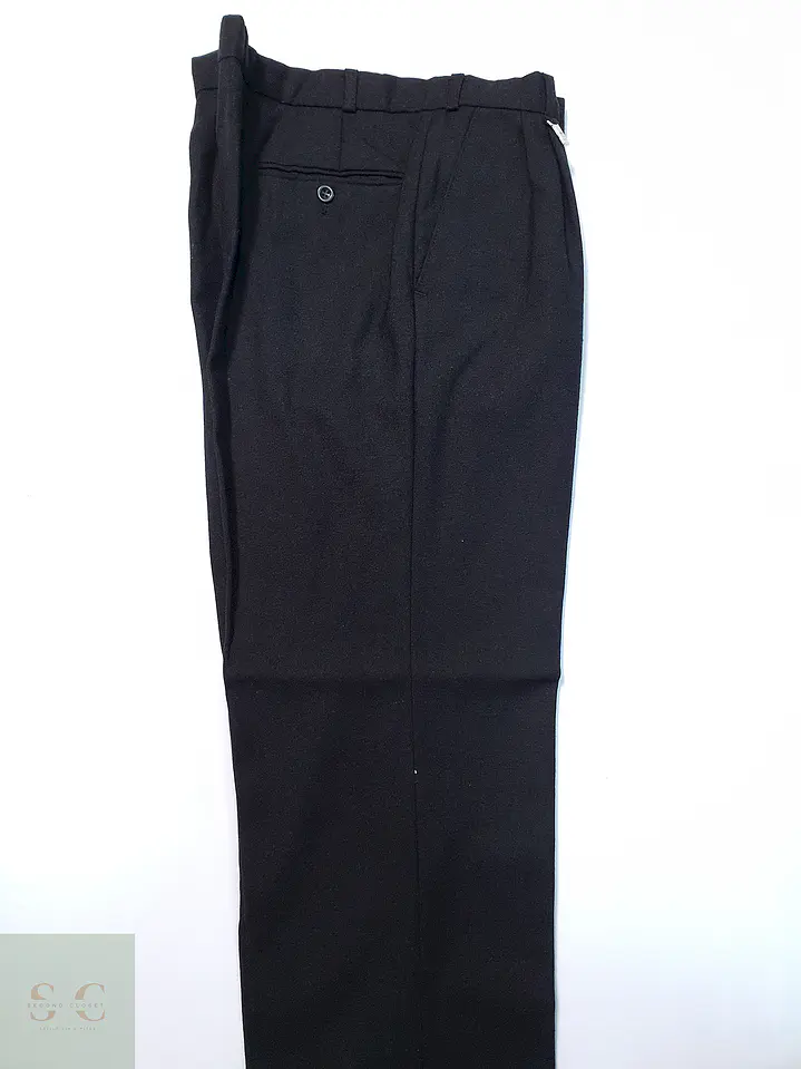 Pantalón Desch Plomo 100% Lana Virgen Talla XL 49 5