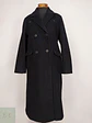 Abrigo Largo Negro Lc Waikiki Mezcla Lana Cruzado Talla 42 L - Miniatura 1