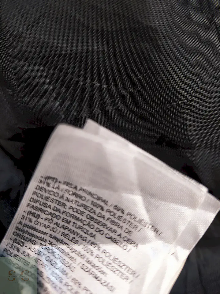 Abrigo Largo Negro Lc Waikiki Mezcla Lana Cruzado Talla 42 L 10