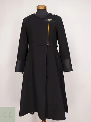 Abrigo Negro Nihan Talla 40 M