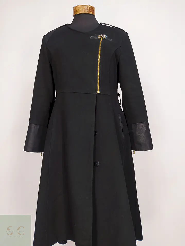 Abrigo Negro Nihan Talla 40 M 2