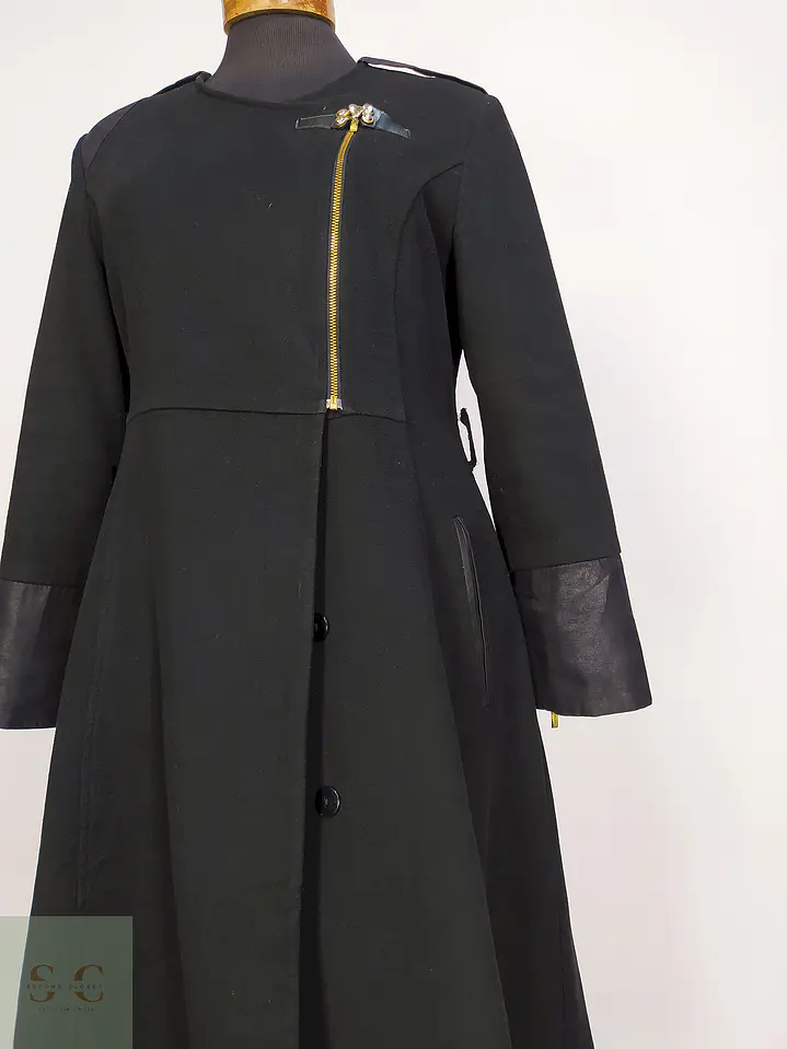 Abrigo Negro Nihan Talla 40 M 4