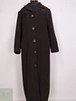 Abrigo Largo Café Berfin Talla 46 XXL - Miniatura 1