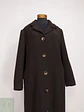 Abrigo Largo Café Berfin Talla 46 XXL - Miniatura 3