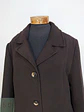 Abrigo Largo Café Berfin Talla 46 XXL - Miniatura 6