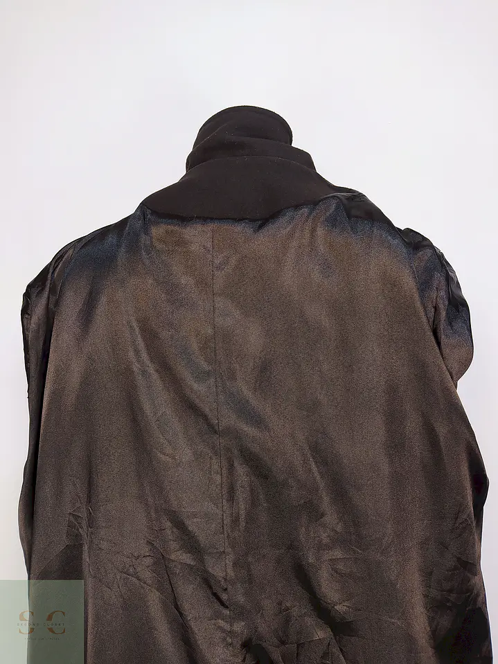 Abrigo Largo Café Berfin Talla 46 XXL 11