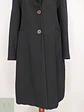 Abrigo Kiptek Negro 70% Lana Talla 44 XL - Miniatura 2