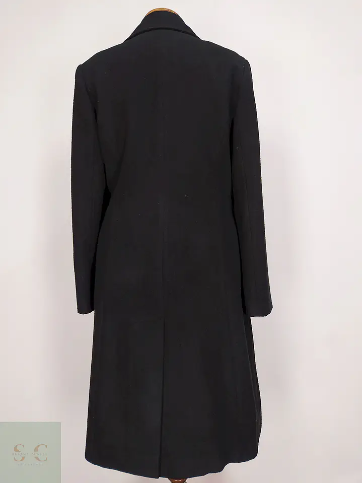 Abrigo Kiptek Negro 70% Lana Talla 44 XL 9