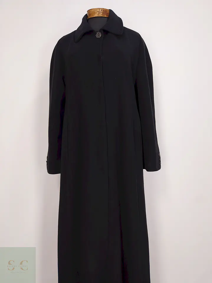 Abrigo Largo Negro Erkuri Talla 46 XXL 3