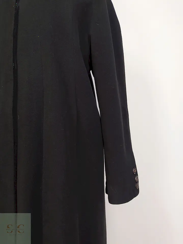 Abrigo Largo Negro Erkuri Talla 46 XXL 5