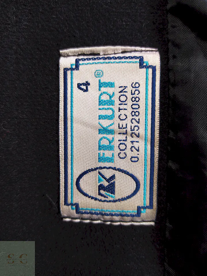 Abrigo Largo Negro Erkuri Talla 46 XXL 12