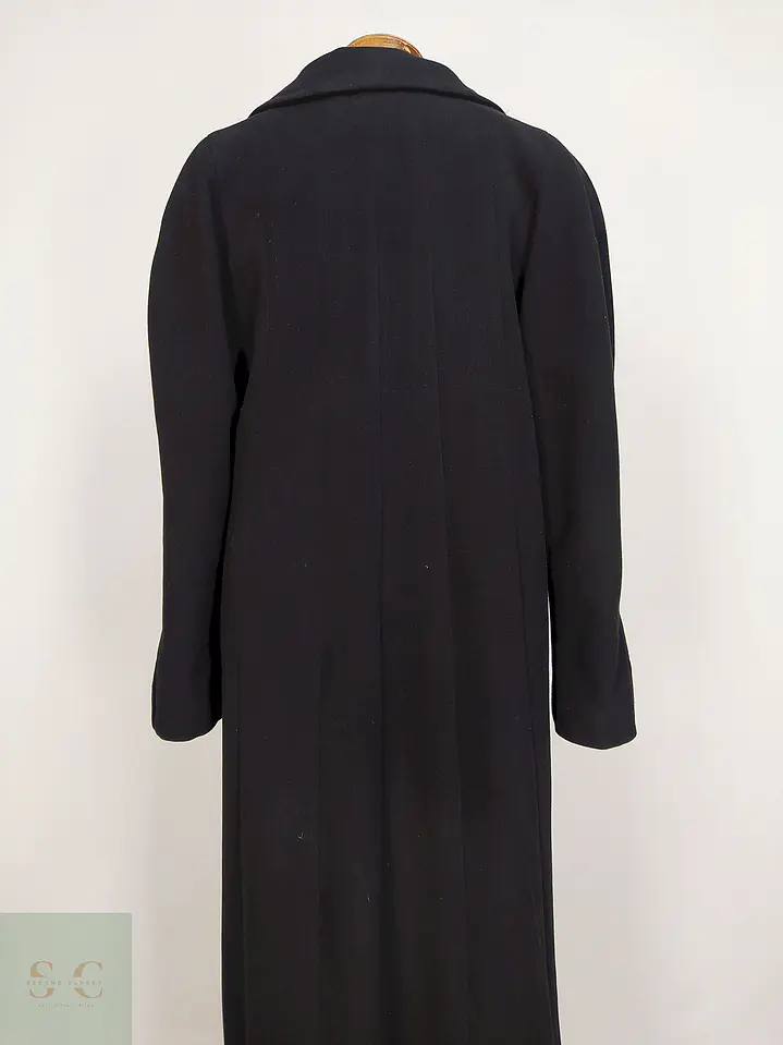 Abrigo Largo Negro Erkuri Talla 46 XXL 14