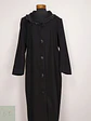 Abrigo Largo Negro Ekrem Talla 44 XL - Miniatura 2