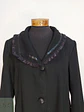 Abrigo Largo Negro Ekrem Talla 44 XL - Miniatura 6