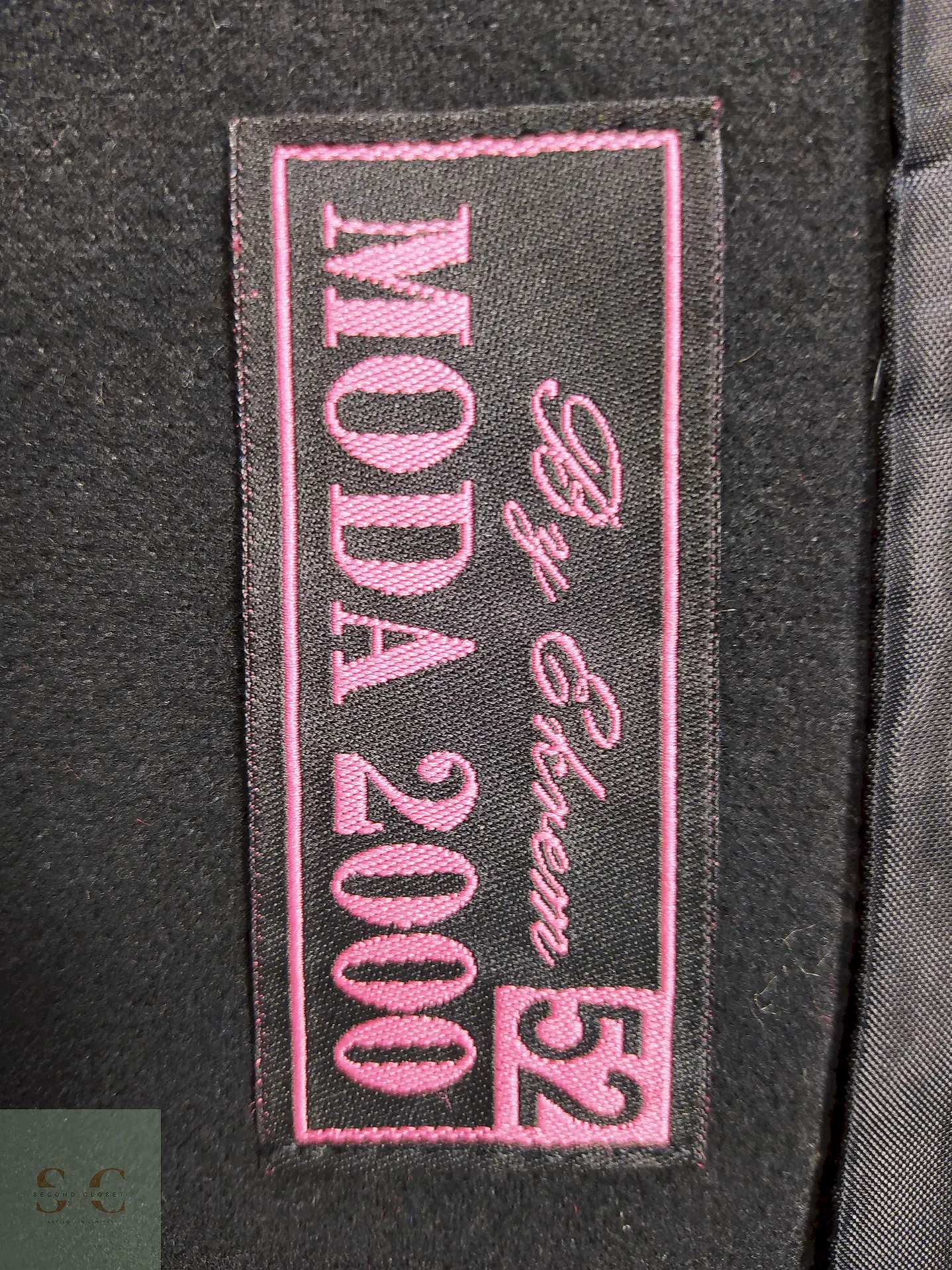 Abrigo Largo Negro Ekrem Talla 44 XL 8