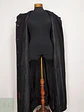 Abrigo Largo Negro Ekrem Talla 44 XL - Miniatura 9