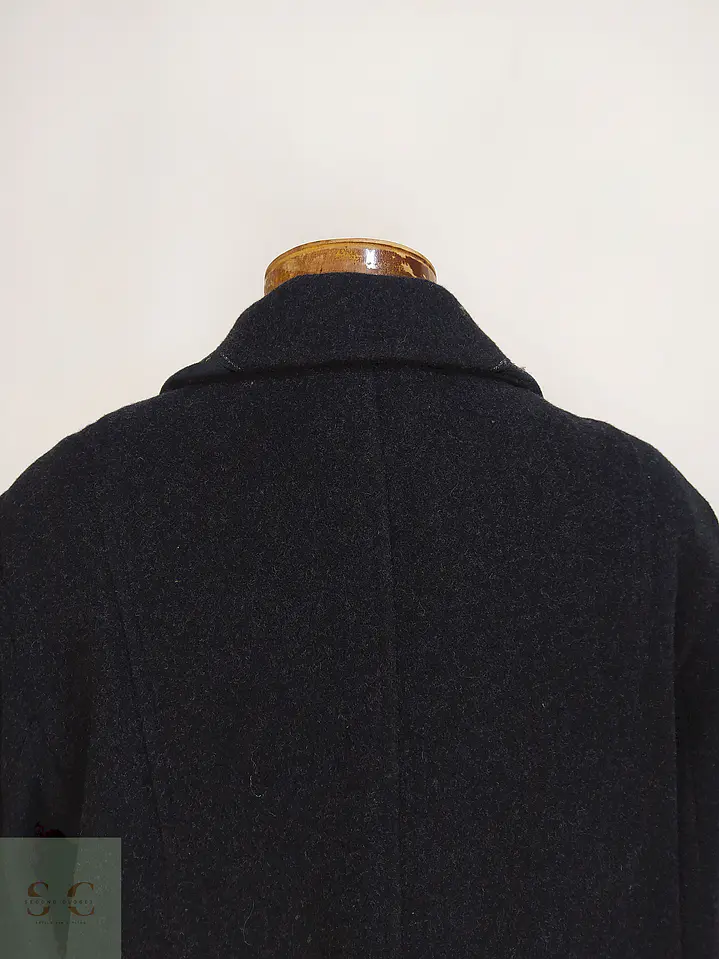 Abrigo Largo Plomo Dilde Lana Talla 42 L 11