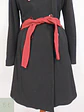Abrigo London Negro con Gorro y Cinto Rojo Talla 40 M - Miniatura 3