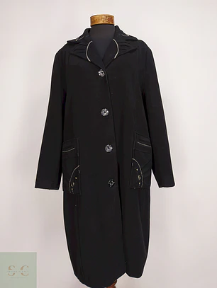 Abrigo Er Kar Negro Talla 44 XL