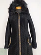 Abrigo Selam Negro con Gorro Algodón Lycra Poliéster Talla 38 S/M - Miniatura 3