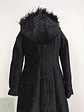 Abrigo Selam Negro con Gorro Algodón Lycra Poliéster Talla 38 S/M - Miniatura 10