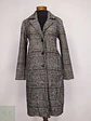 Abrigo Lcw Casual Negro Blanco Mezcla Lana Talla 42 L - Miniatura 1