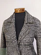 Abrigo Lcw Casual Negro Blanco Mezcla Lana Talla 42 L - Miniatura 5
