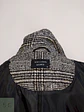 Abrigo Lcw Casual Negro Blanco Mezcla Lana Talla 42 L - Miniatura 10