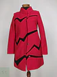 Abrigo Dekka Rojo Negro 80% Lana Talla 38 S/M - Miniatura 2