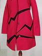 Abrigo Dekka Rojo Negro 80% Lana Talla 38 S/M - Miniatura 3