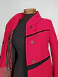Abrigo Dekka Rojo Negro 80% Lana Talla 38 S/M - Miniatura 8