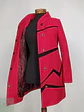 Abrigo Dekka Rojo Negro 80% Lana Talla 38 S/M - Miniatura 9