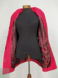 Abrigo Dekka Rojo Negro 80% Lana Talla 38 S/M - Miniatura 12