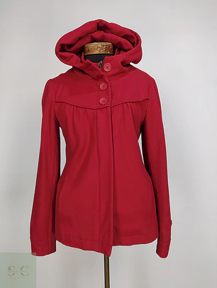 Abrigo Mavi Rojo 50% Lana Talla 42 L
