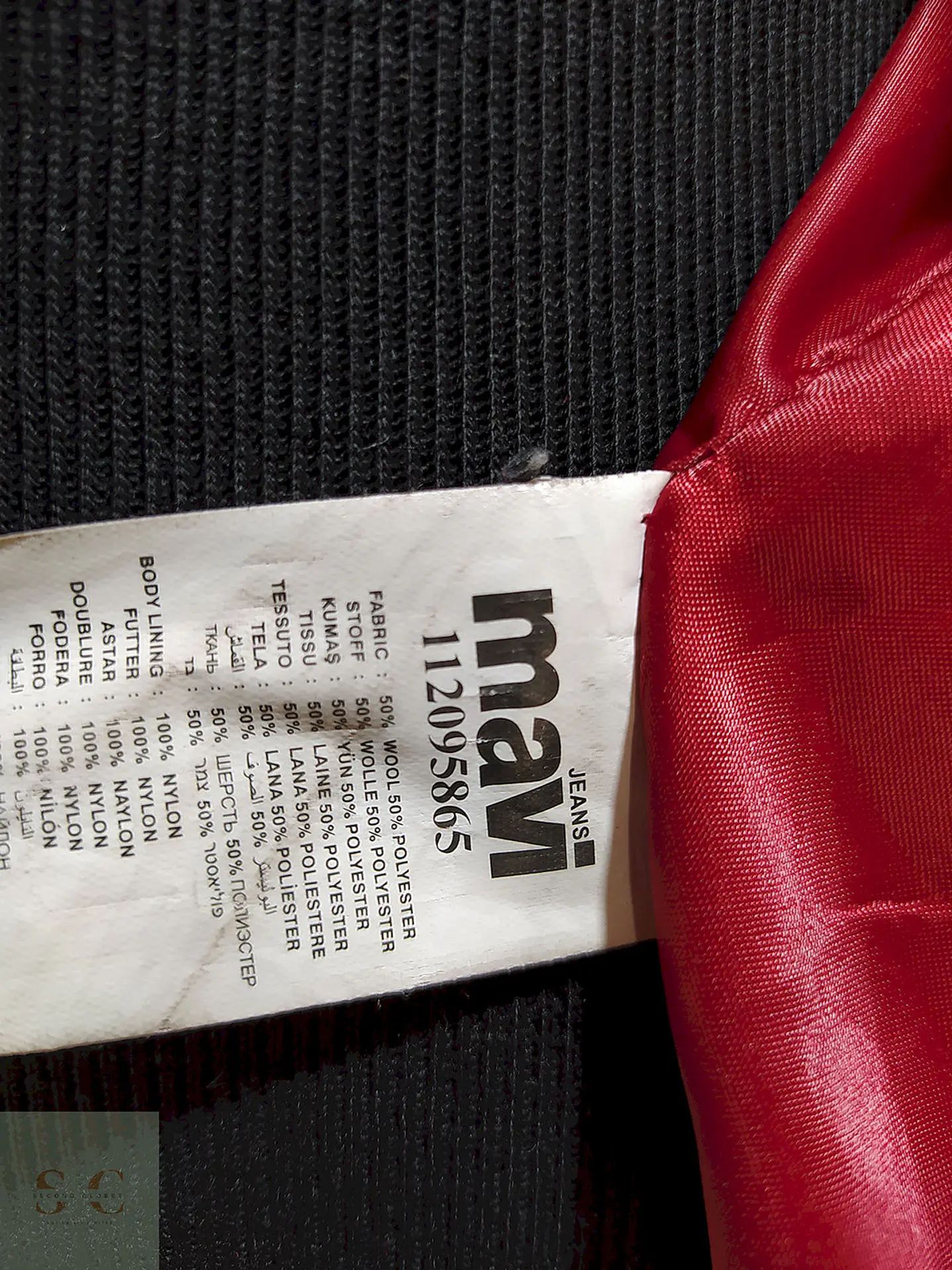 Abrigo Mavi Rojo 50% Lana Talla 42 L 9