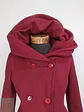 Abrigo Yazi Burdeos con Gorro Talla 40 M - Miniatura 5