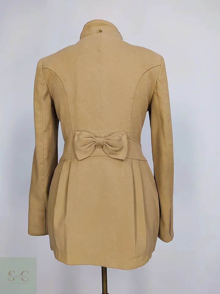 Abrigo Cruzado Gazelle Camel Talla M 8