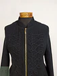 Abrigo Negro Algodón Talla SM - Miniatura 2