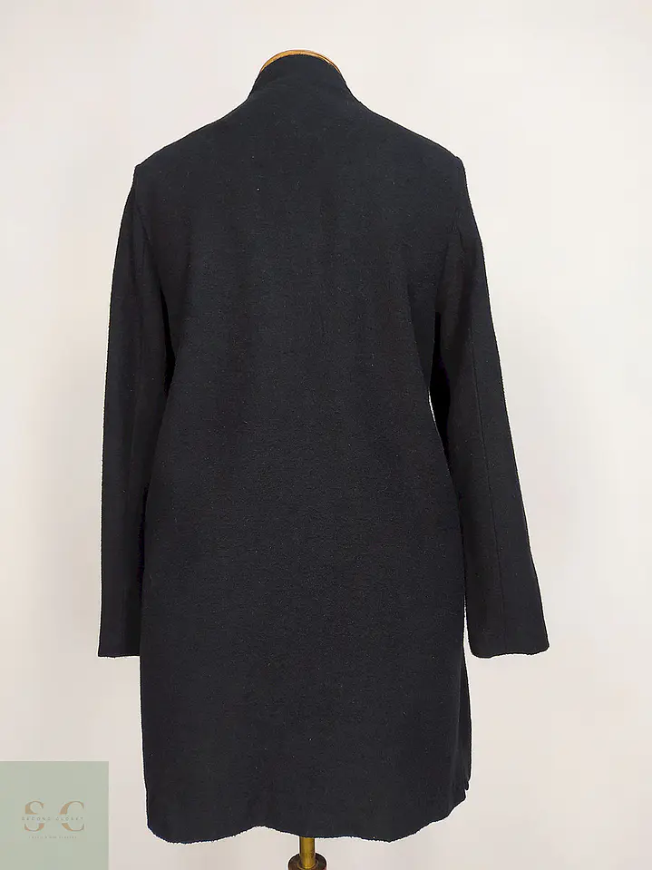 Abrigo Negro Algodón Talla SM 9