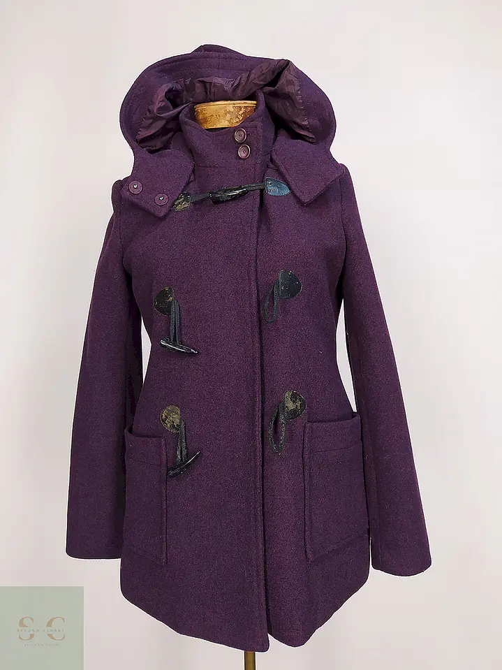 Abrigo Montgomery Parks Morado Lana Talla SM 1